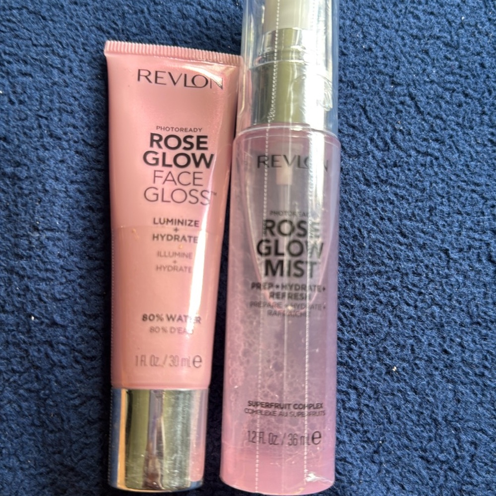 Revlon Photoready Rose Glow face gloss and glow mist